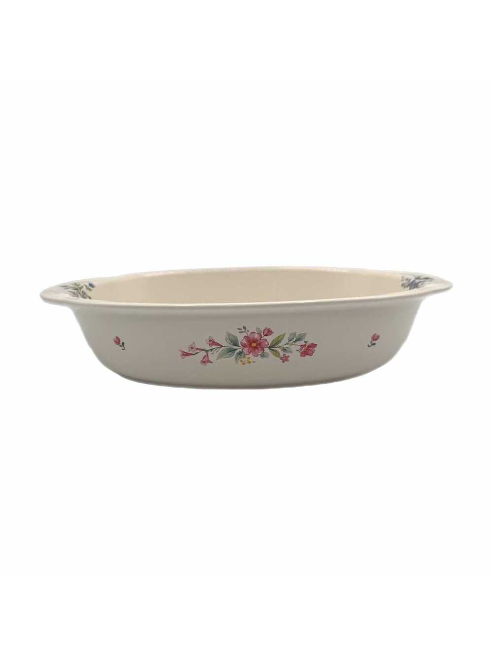 Vintage Pfaltzgraff Meadow Lane 11.25” Ceramic Casserole Dish